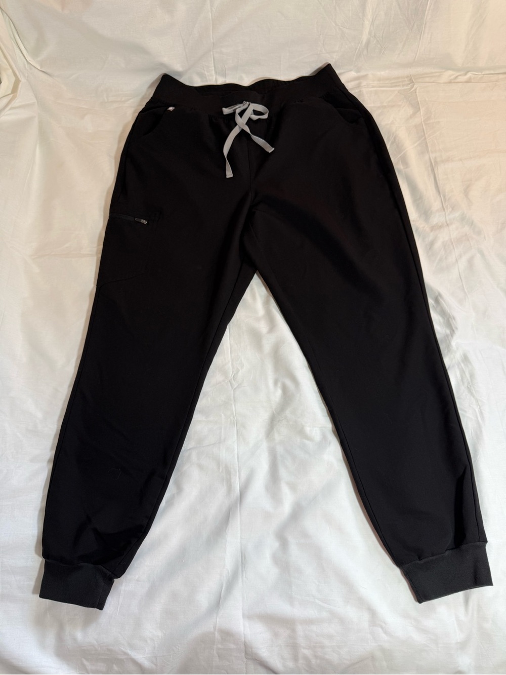 Women’s Black Figs Jogger Pants/Scrubs with Drawstring Waist XL/T